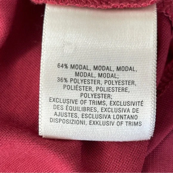 Moulinette Soeurs Berry Red Sleeveless TERRA Draped Maxi Dress Size S - Picture 8 of 9